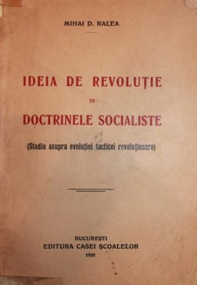 IDEIA DE REVOLUTIE IN DOCTRINELE SOCIALISTE foto