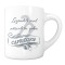 Cana alba personalizata &quot;Legendele sunt nascute in zodia Capricorn&quot;, INOVATIX&reg;. 330ml