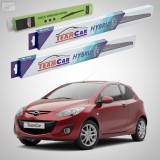 Cumpara ieftin Ștergătoare Mazda 2 DE Facelift 2010-2014 | Set Față și Spate Hibrid &ndash; TeamCar&reg;