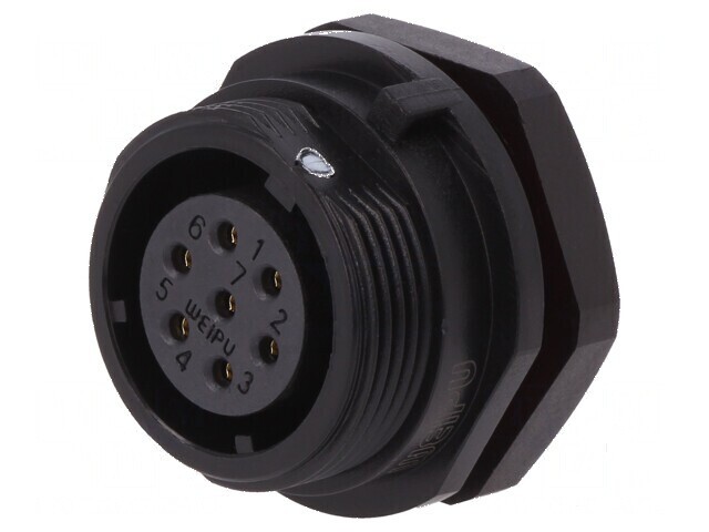 Soclu SP17 mamă PIN 7 IP68 700V 5A lipire 0,75mm2