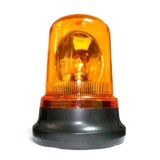 Bec Lampa Lumina de avertizare Stroboscopica Girofar Intermitenta Magnetica 150mm 12V 55W