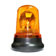 Bec Lampa Lumina de avertizare Stroboscopica Girofar Intermitenta Magnetica 150mm 12V 55W
