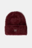 Tommy Jeans căciulă culoarea bordo, AW0AW17900