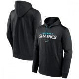 San Jose Sharks hanorac de bărbați cu glugă RINK Performance Black-Active Blue - L