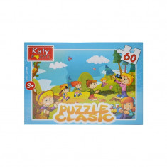 Puzzle din carton cu desene, 60 piese foto