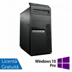 Calculator Lenovo Thinkcentre M83 Tower, Intel Core i3-4130 3.40GHz, 4GB DDR3, 250GB SATA, DVD-ROM + Windows 10 Pro foto