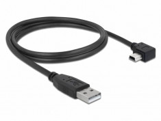 Cablu de date Delock USB - MiniUSB 5m Black foto