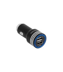 Alimentator auto 2x USB 4800mA 12-24VDC protectie la suprasarcina supratensiune Kruger&amp;amp;Matz foto