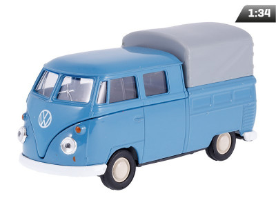 Model 1:34, Volkswagen T1 Cabin Pick Up, Albastru-gri A00880T1NS foto