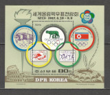 Coreea de Nord.1987 Expozitia filatelica OLYMPHILEX-Bl. SC.121, Nestampilat