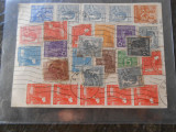 Carte postala Germania, 33 valori, francatura multipla, 1948, Circulata, Printata