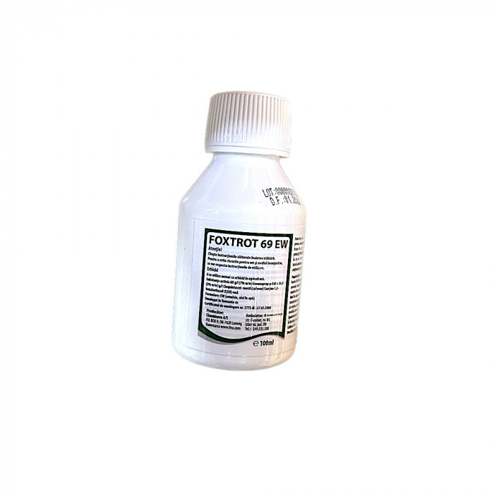 Foxtrot 69EW 100 ml, erbicid selectiv, FMC, grau (buruieni monocotiledonate anuale)