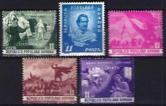 Romania 1950 - Lp 261 - Centenarul nasterii lui Mihai Eminescu - serie - MNH *** foto