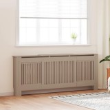 vidaXL Capac radiator 2 pcs Maro 112x19x81.5cm Lemnstratificat