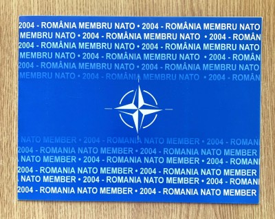 ROMANIA 2004- ROMANIA MEMBRA A NATO, PLIANT CU COALA MICA, MNH - LP 1633b foto