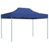 VidaXL Cort de petrecere pliabil profesional, albastru, 3 x 4 m, oțel