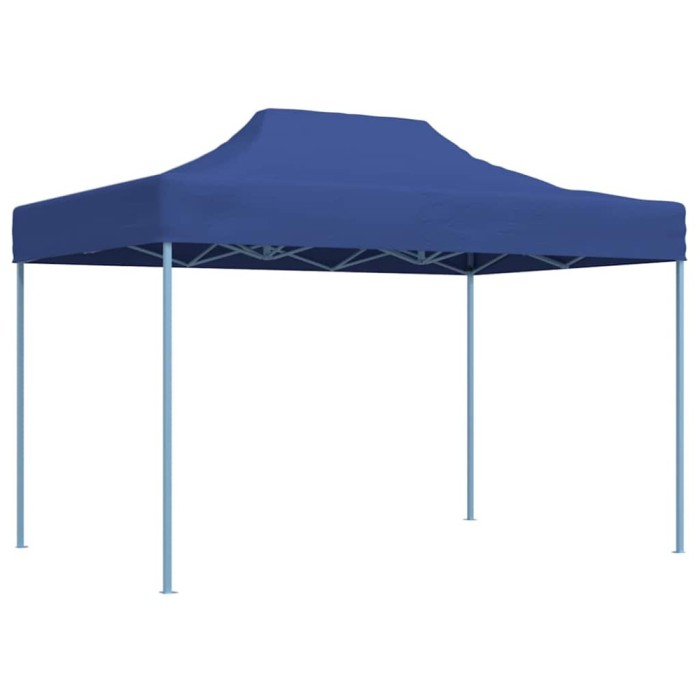 vidaXL Cort de petrecere pliabil profesional, albastru, 3 x 4 m, oțel