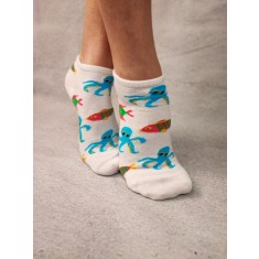 STK461-2 Sosete scurte din bumbac ultrasox model oceanic