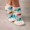 STK461-2 Sosete scurte din bumbac ultrasox model oceanic
