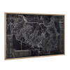 [art.work] Design fotografie de perete pe placa de aluminiu Modell 2 - Harta Grand Canyon, 80x120x3,8cm cu rama lemn HausGarden Leisure