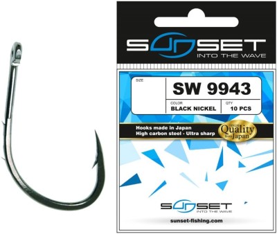 Carlige Sunset Sunhooks SW 9943BN, nr.1, 8buc/plic foto