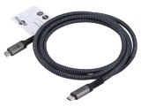 Cablu USB 4.0 USB C 1,8m Goobay negru/gri