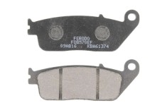 Lichidare: Plăcuțe de fr&acirc;nă față/spate, destinație: drum-motocicletă/scutere mici, material: eco friction-EF, 102x102x8,3mm se potrivește: HONDA CB, C