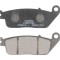 Lichidare: Plăcuțe de fr&acirc;nă față/spate, destinație: drum-motocicletă/scutere mici, material: eco friction-EF, 102x102x8,3mm se potrivește: HONDA CB, C