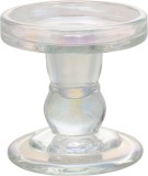 Sfesnic decorativ din sticla perlata MagicHome pentru Craciun, 8,5x8,3 cm