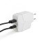 Adaptor de retea usb + type-c pd18w cu incarcare rapida - alb