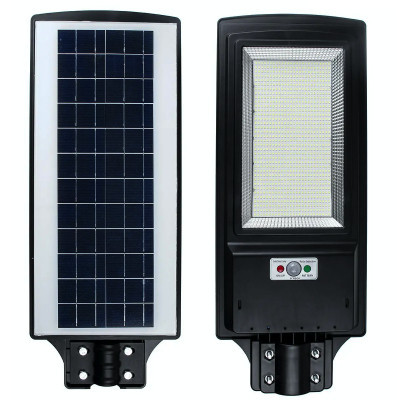 Lampa Stradala solara 300W 936 LED panou solar, telecomanda foto