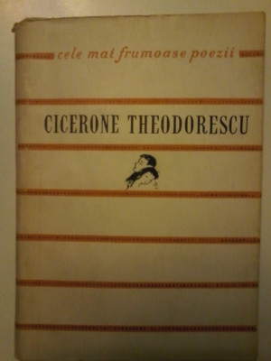 Cicerone Theodorescu - Poezii foto