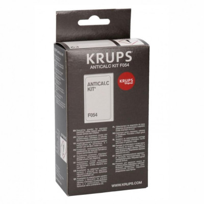 Kit anticalcar Krups F054001A , 2 plicuri decalcifiere, 1 test verificare duritate apa foto