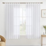 Set 2 Draperii 140 x 165 cm, Alb - CN