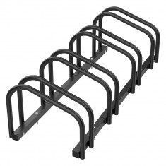 Depozit exterior pentru 4 biciclete, negru