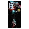 Husa compatibila cu Oppo A15 model Space walk, Silicon, TPU, Viceversa, Transparent, Carcasa