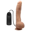 Vibrator Realist 27cm cu Telecomanda, Ventuza si Punct G. Material TPR moale, flexibil si catifelat. Sex shop