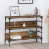 VidaXL Masă de consolă Lemn vechi 100 x 32 x 75 cm Lemn compozit