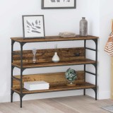 vidaXL Masă de consolă Lemn vechi 100 x 32 x 75 cm Lemn compozit