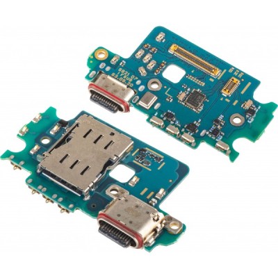 Placa cu Conector Incarcare - Microfon - Modul Cititor SIM Samsung Galaxy S24 S921 foto