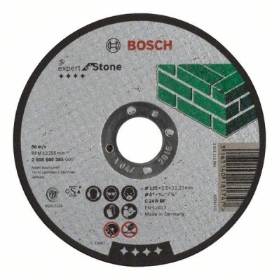 Bosch Disc de taiere drept Expert for Stone C 24 R BF, 125mm, 2.5mm ProAdvanced PowerfulTools foto