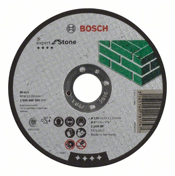 Bosch Disc de taiere drept Expert for Stone C 24 R BF, 125mm, 2.5mm ProAdvanced PowerfulTools