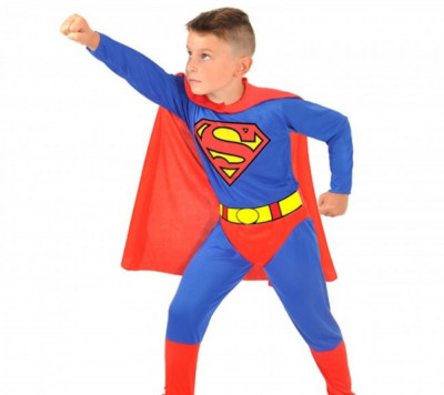 Costum superman Nou sigilat la oferta avem de la 3 -7 ani / transportul gratuit foto