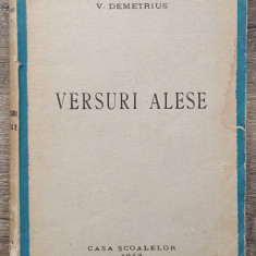 Versuri alese - V. Demetrius// 1943