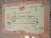 Diploma de Merit elev 1950