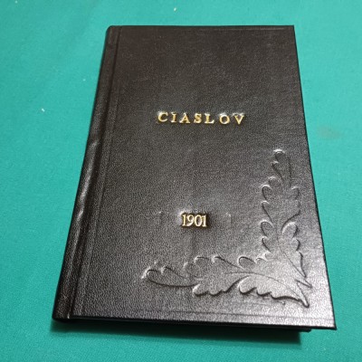 CIASLOV * OROLOGION, TIPĂRIT CU LITERE STRĂBUNE / IOAN METIANU /1901 *500 foto