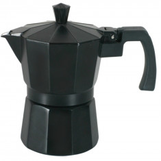 Cafetiera 6 cesti Negra, Domotti, 300 ml, aluminiu, negru