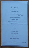 Cumpara ieftin Meniu Dineu Restaurant Zissu Bucuresti , 25 Iulie 1940