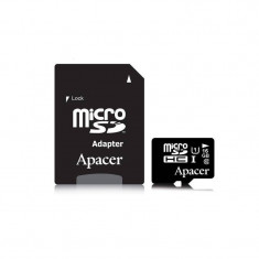 Card APACER microSDHC 16GB Clasa 10 UHS-I U1 cu adaptor SD foto