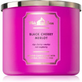 Bath &amp; Body Works Black Cherry Merlot lum&acirc;nare parfumată 411 g